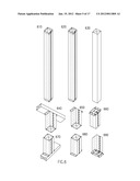 STEEL AND WOOD COMPOSITE STRUCTURE WITH METAL JACKET WOOD STUDS AND RODS diagram and image