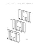 STEEL AND WOOD COMPOSITE STRUCTURE WITH METAL JACKET WOOD STUDS AND RODS diagram and image