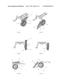 MOVABLE MOUNTING ASSEMBLY FOR THE GATHERING ROLLS OF A HARVESTER diagram and image