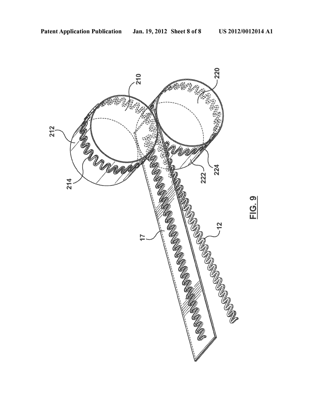 Method for Forming a Wave Form Used to Make Wound Stents - diagram, schematic, and image 09