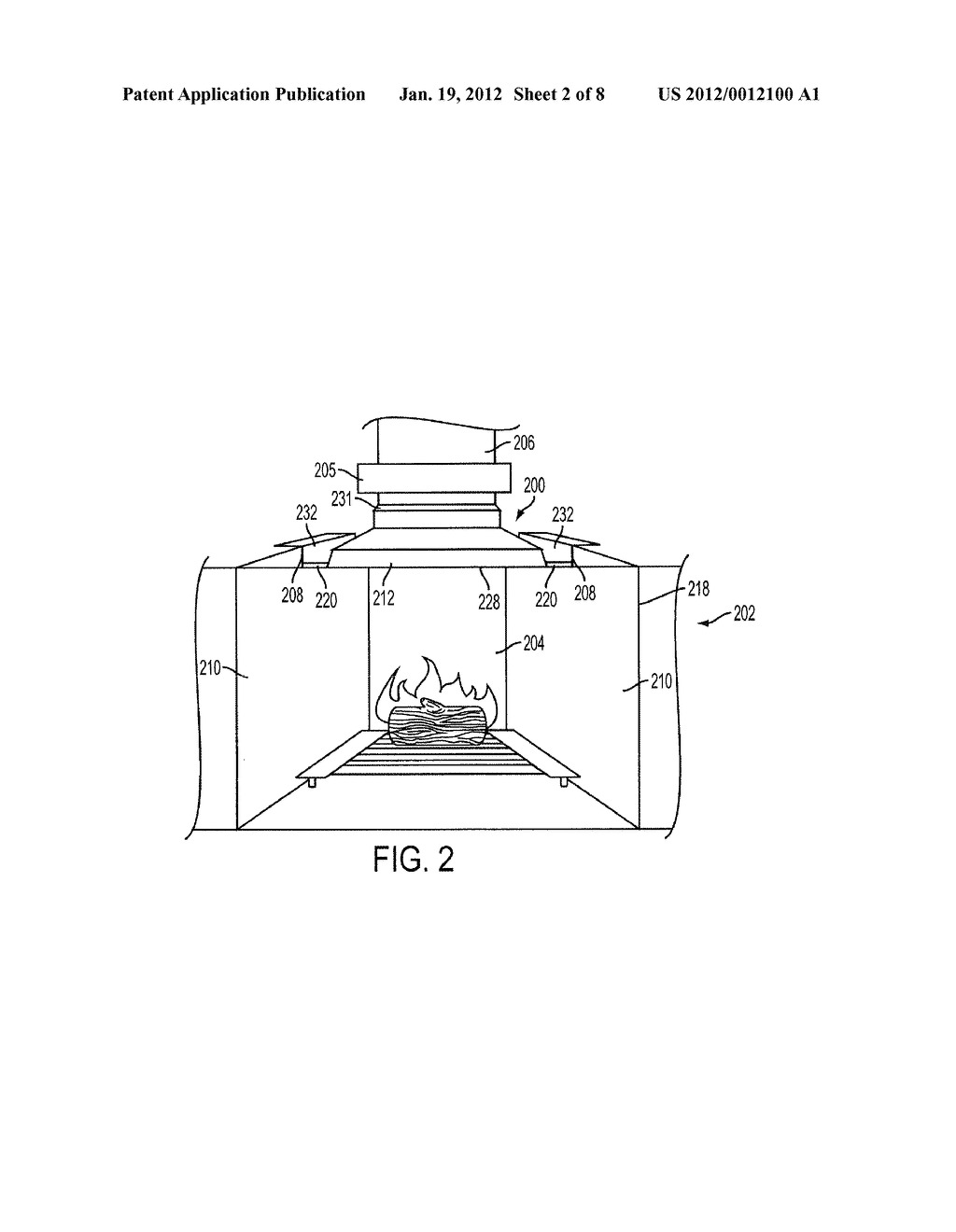 HOOD FOR EMISSION CONTROL FOR FIREPLACE - diagram, schematic, and image 03