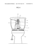 VALVE FOR CONTROLLING AMOUNT OF WATER IN RIM-SIDE SUPPLY PIPE OF FILL     VALVE IN WATER TOILET diagram and image