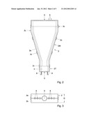 ASSEMBLY COMPRISING AT LEAST ONE DUCT AND AT LEAST ONE DISTRIBUTION BOX,     AND A METHOD OF MOUNTING A DISTRIBUTION BOX TO A DUCT diagram and image