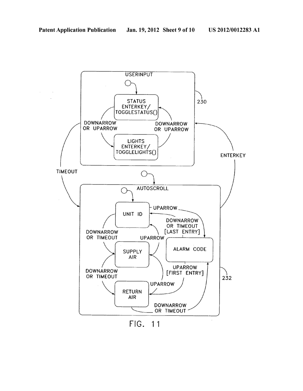 HOT AISLE CONTAINMENT COOLING UNIT AND METHOD FOR COOLING - diagram, schematic, and image 10