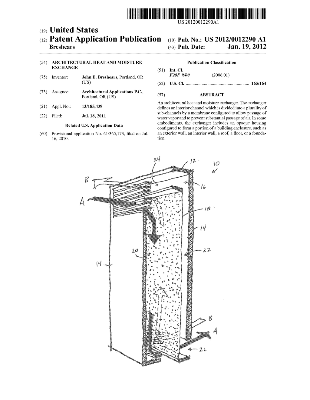 ARCHITECTURAL HEAT AND MOISTURE EXCHANGE - diagram, schematic, and image 01