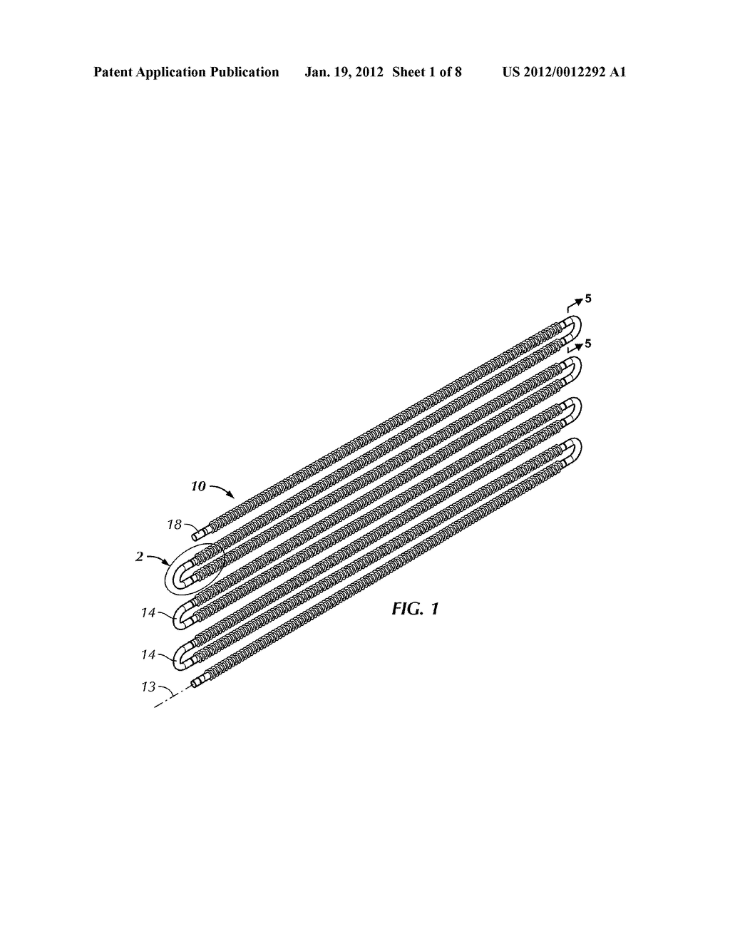 EVAPORATIVE HEAT EXCHANGE APPARATUS WITH FINNED ELLIPTICAL TUBE COIL     ASSEMBLY - diagram, schematic, and image 02