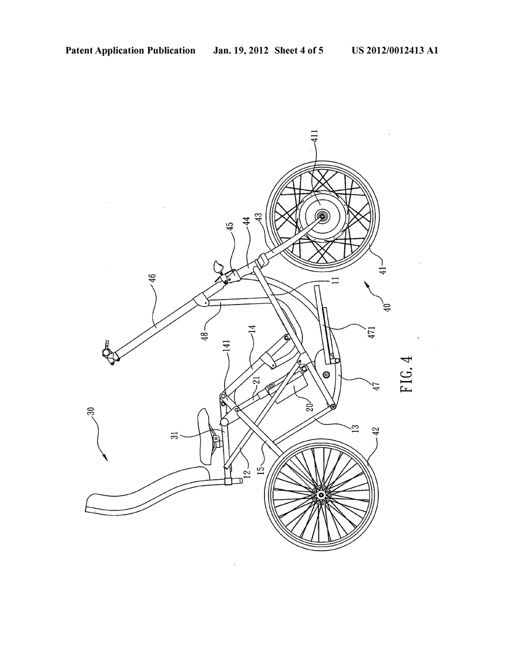 Light-duty vehicle with adjustable wheelbase - diagram, schematic, and image 05