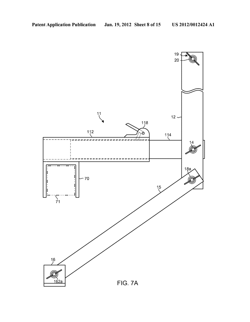 Universal Fan Support Bracket and Fan Assemblies for Elevated Work     Platforms - diagram, schematic, and image 09