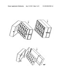 Eyeglass and sunglass display and carrying case diagram and image