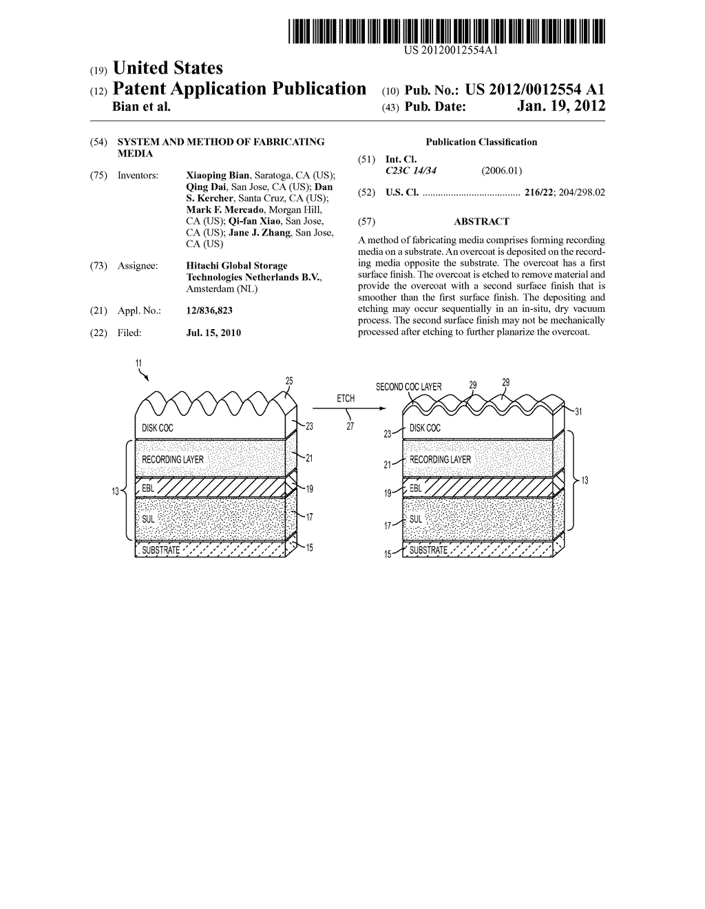 SYSTEM AND METHOD OF FABRICATING MEDIA - diagram, schematic, and image 01