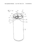 RECLOSABLE CONTAINER LID, CONTAINERS INCLUDING BEVERAGE CANS CONTAINING     SAID RECLOSABLE CONTAINER LID, METHODS OF MANUFACTURING SUCH CONTAINERS,     AND USE OF SAID RECLOSABLE CONTAINER LID diagram and image