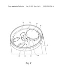 RECLOSABLE CONTAINER LID, CONTAINERS INCLUDING BEVERAGE CANS CONTAINING     SAID RECLOSABLE CONTAINER LID, METHODS OF MANUFACTURING SUCH CONTAINERS,     AND USE OF SAID RECLOSABLE CONTAINER LID diagram and image