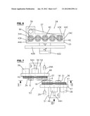 METHOD AND DEVICE FOR STRUCTURING THE SURFACE OF A HARD MATERIAL COATED     SOLID BODY BY MEANS OF A LASER diagram and image