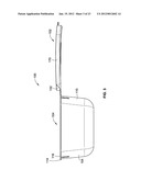 CONTAINER HAVING A PRE-CURVED LID diagram and image