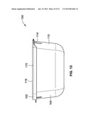 CONTAINER HAVING A PRE-CURVED LID diagram and image