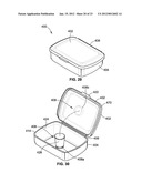 CONTAINER HAVING A PRE-CURVED LID diagram and image