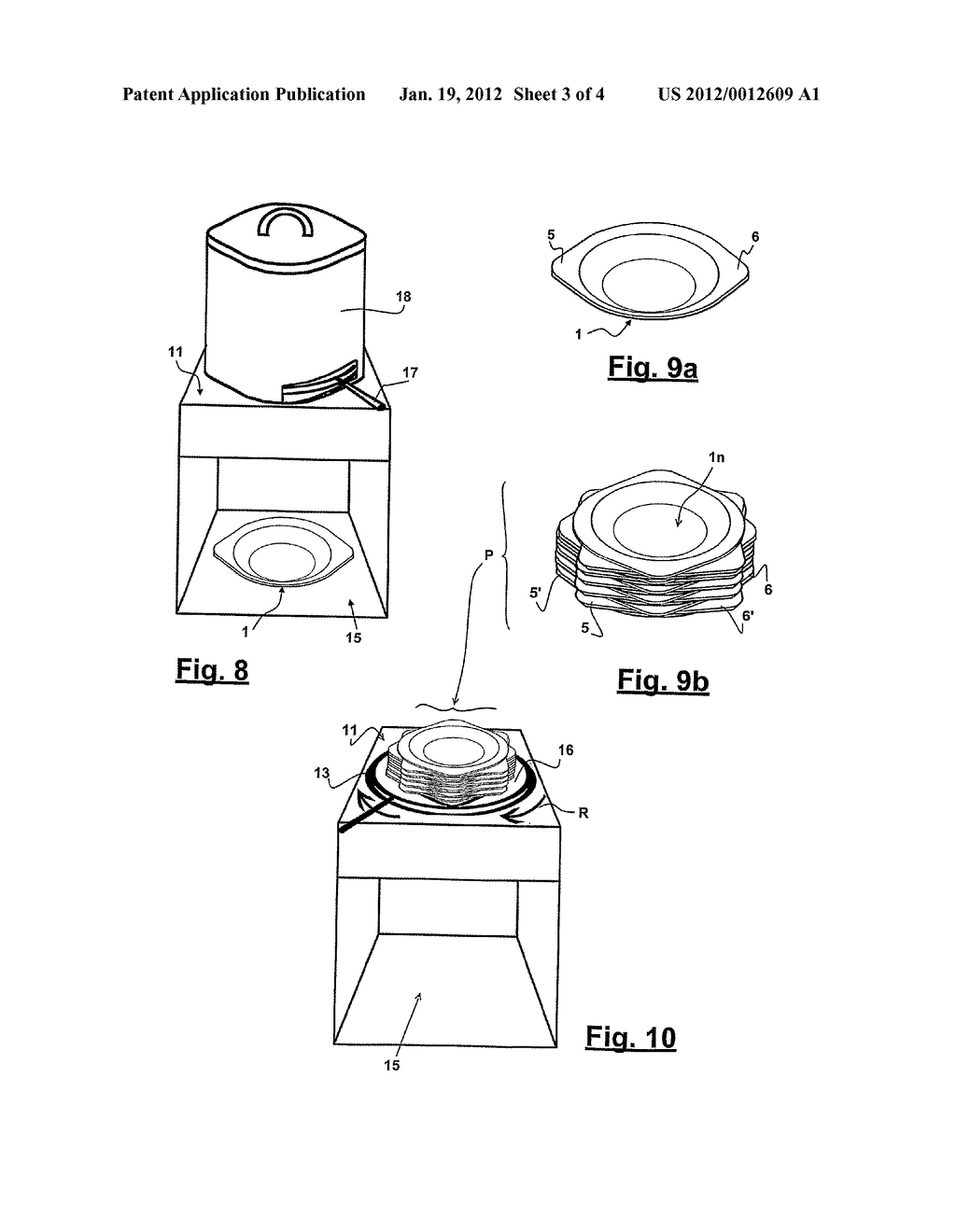 DISPENSER OF DISPOSABLE PLATES FOR FOOD AND RELATED DISPOSABLE PLATE - diagram, schematic, and image 04