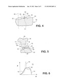 BAR AND GROOVE PATTERN FOR A REFINER PLATE AND METHOD FOR COMPRESSION     REFINING diagram and image