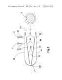 Self-secure mount for tubular object diagram and image