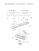 Self-secure mount for tubular object diagram and image