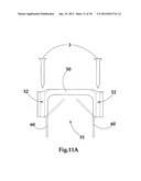 Self-secure mount for tubular object diagram and image