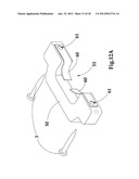 Self-secure mount for tubular object diagram and image