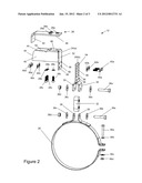 Fastenerless Engine Exhaust Component Suspension Device diagram and image