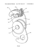 PULLEY WITH UNLOCKABLE CLAMP diagram and image