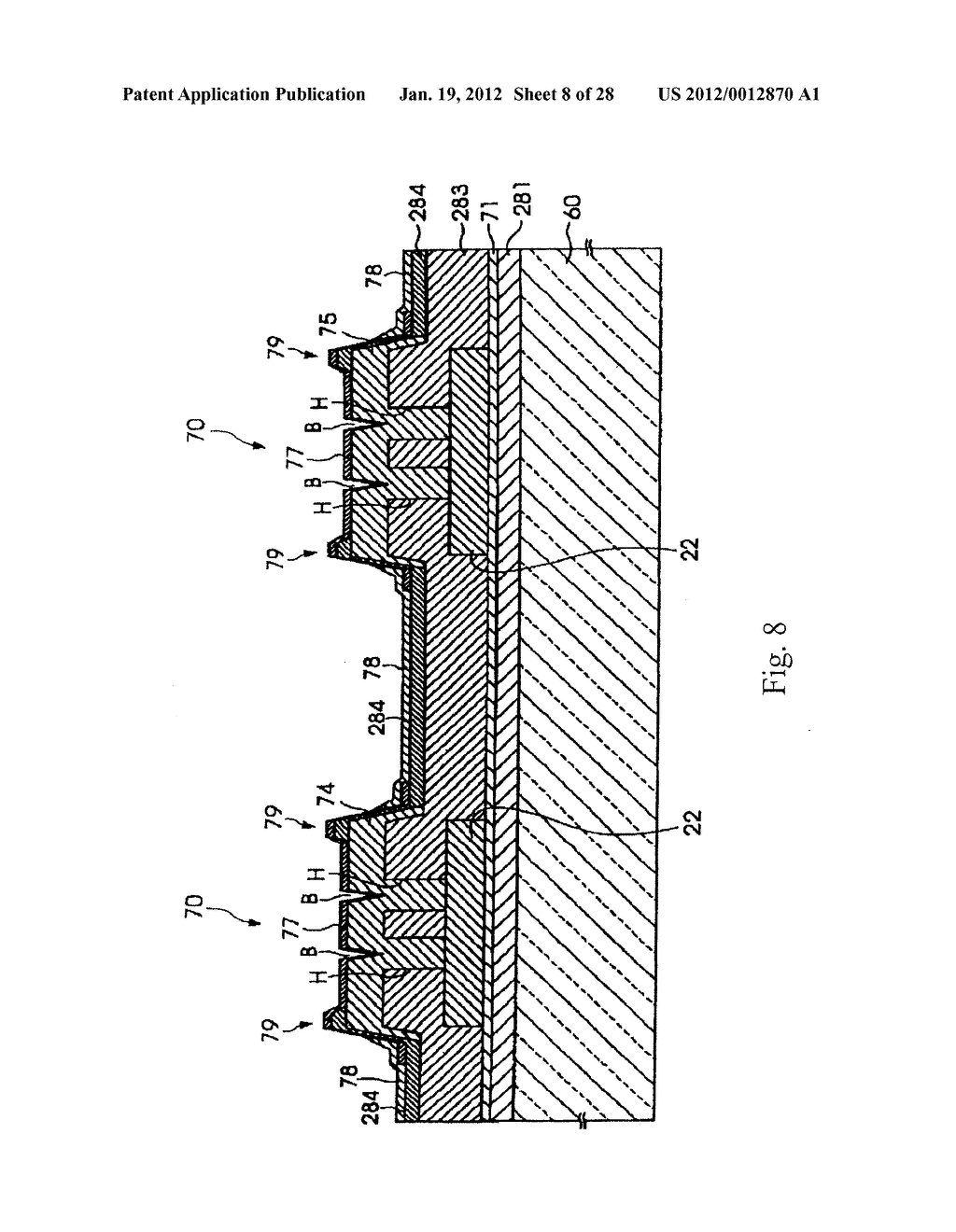 Method of Manufacturing An Electric Optical Device in Which External     Connection Terminals Are Formed - diagram, schematic, and image 09