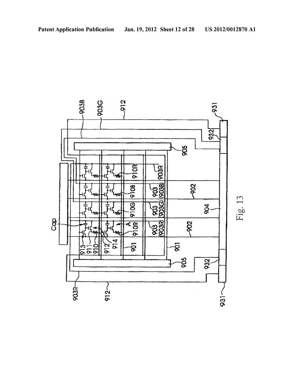 Method of Manufacturing An Electric Optical Device in Which External     Connection Terminals Are Formed - diagram, schematic, and image 13