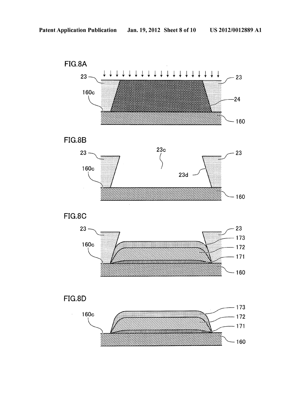 SEMICONDUCTOR LIGHT EMITTING ELEMENT AND METHOD FOR PRODUCING     SEMICONDUCTOR LIGHT EMITTING ELEMENT - diagram, schematic, and image 09