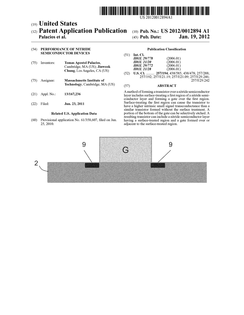 PERFORMANCE OF NITRIDE SEMICONDUCTOR DEVICES - diagram, schematic, and image 01