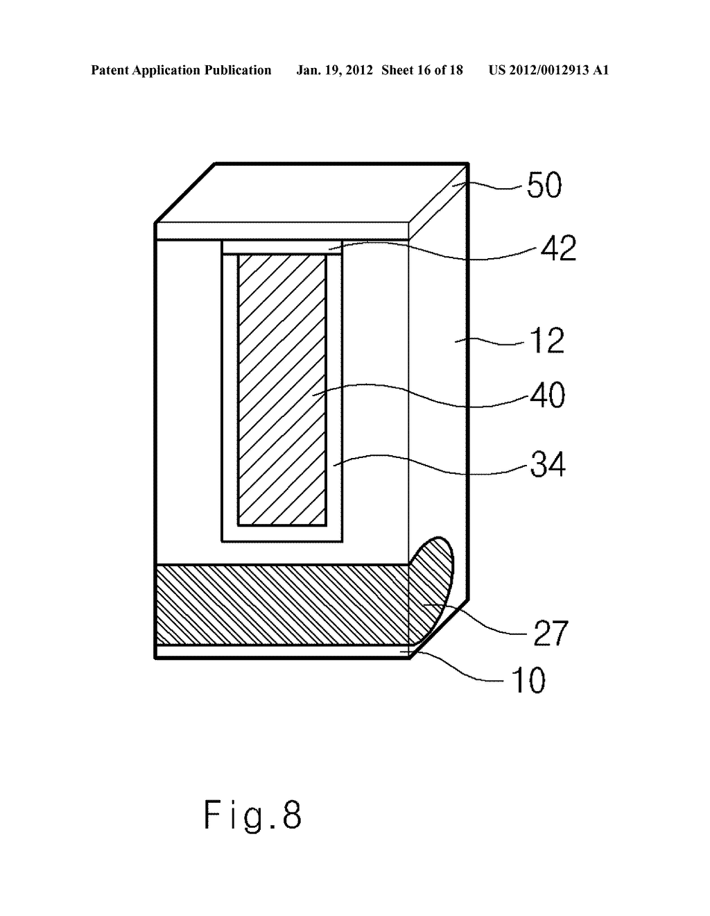 SEMICONDUCTOR DEVICE INCLUDING VERTICAL TRANSISTOR AND METHOD FOR     MANUFACTURING THE SAME - diagram, schematic, and image 17