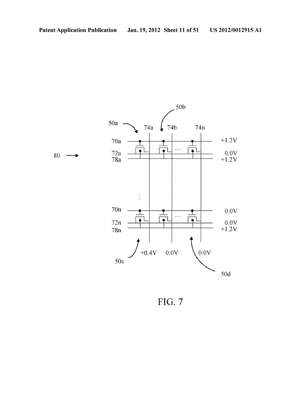 SEMICONDUCTOR MEMORY HAVING ELECTRICALLY FLOATING BODY TRANSISTOR - diagram, schematic, and image 12