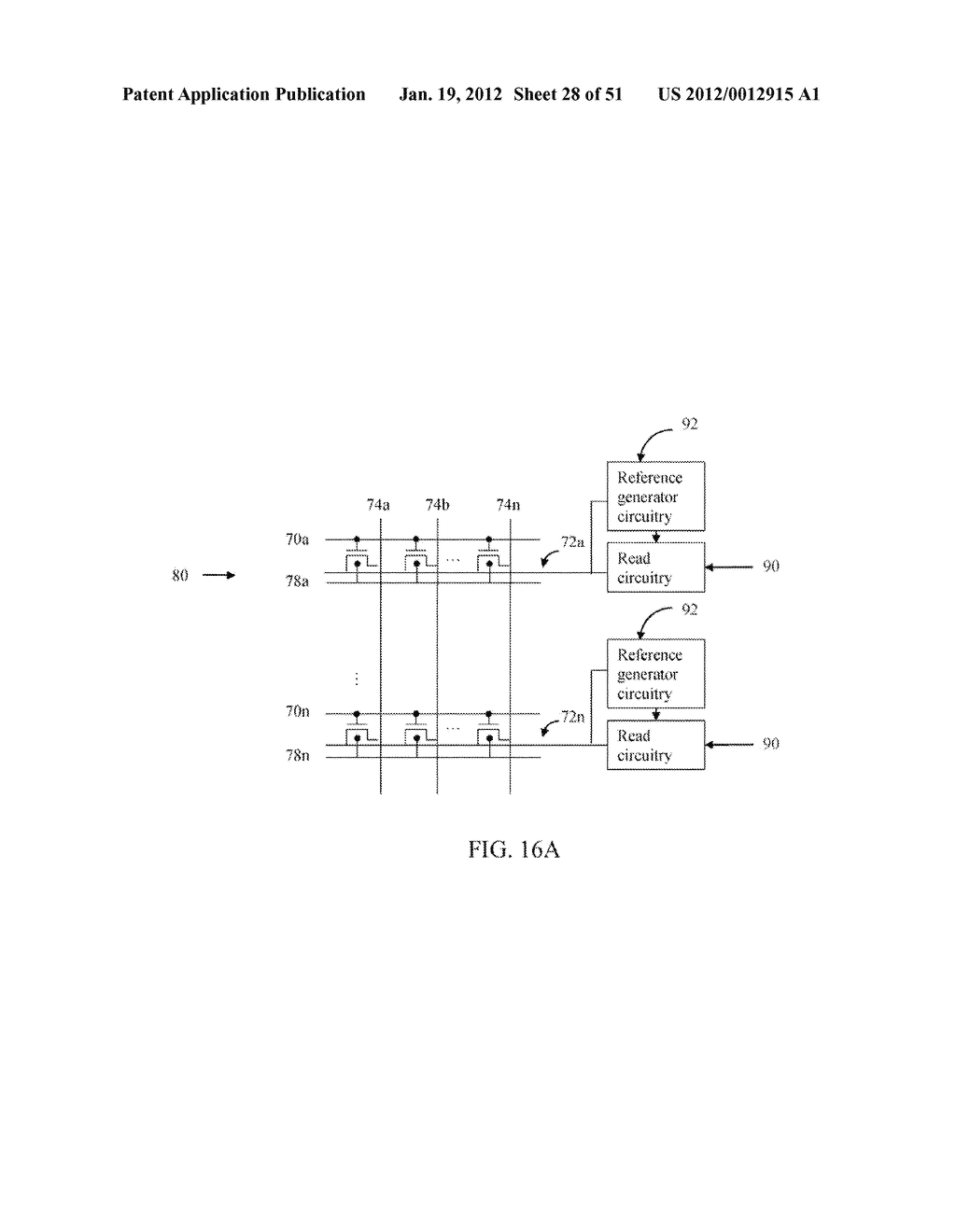 SEMICONDUCTOR MEMORY HAVING ELECTRICALLY FLOATING BODY TRANSISTOR - diagram, schematic, and image 29