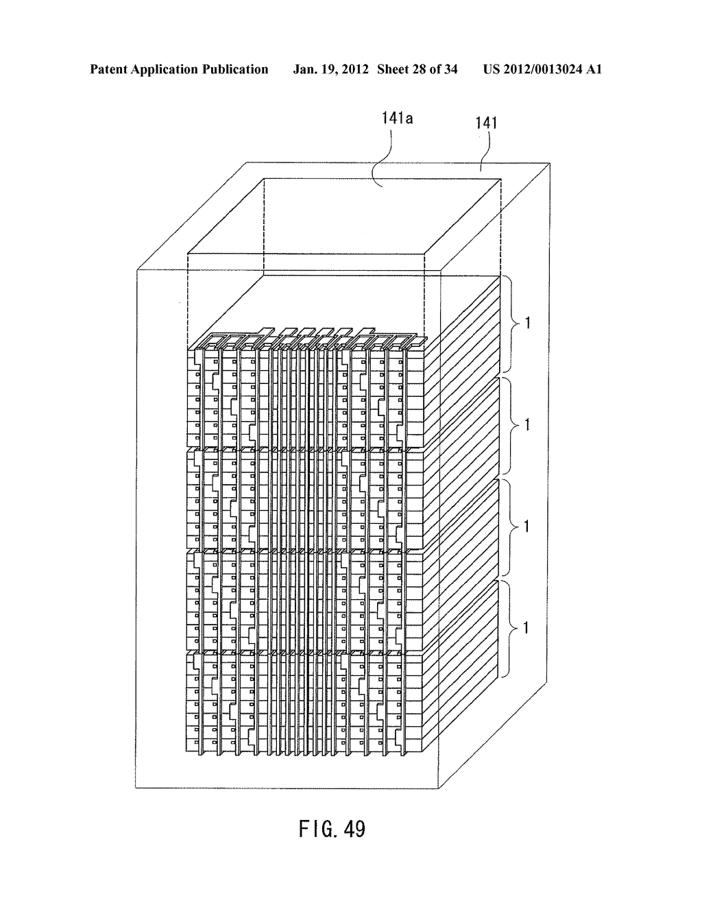 Layered Chip Package and Method of Manufacturing Same - diagram, schematic, and image 29