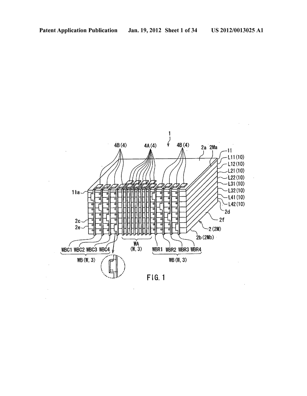 Layered Chip Package and Method of Manufacturing Same - diagram, schematic, and image 02