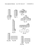 Puzzle with Polycubes of Distributed and Low Complexity for Building Cube     and Other Shapes diagram and image