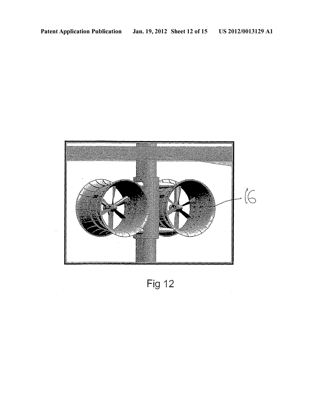 CENTRAL AXIS WATER TURBINE - diagram, schematic, and image 13