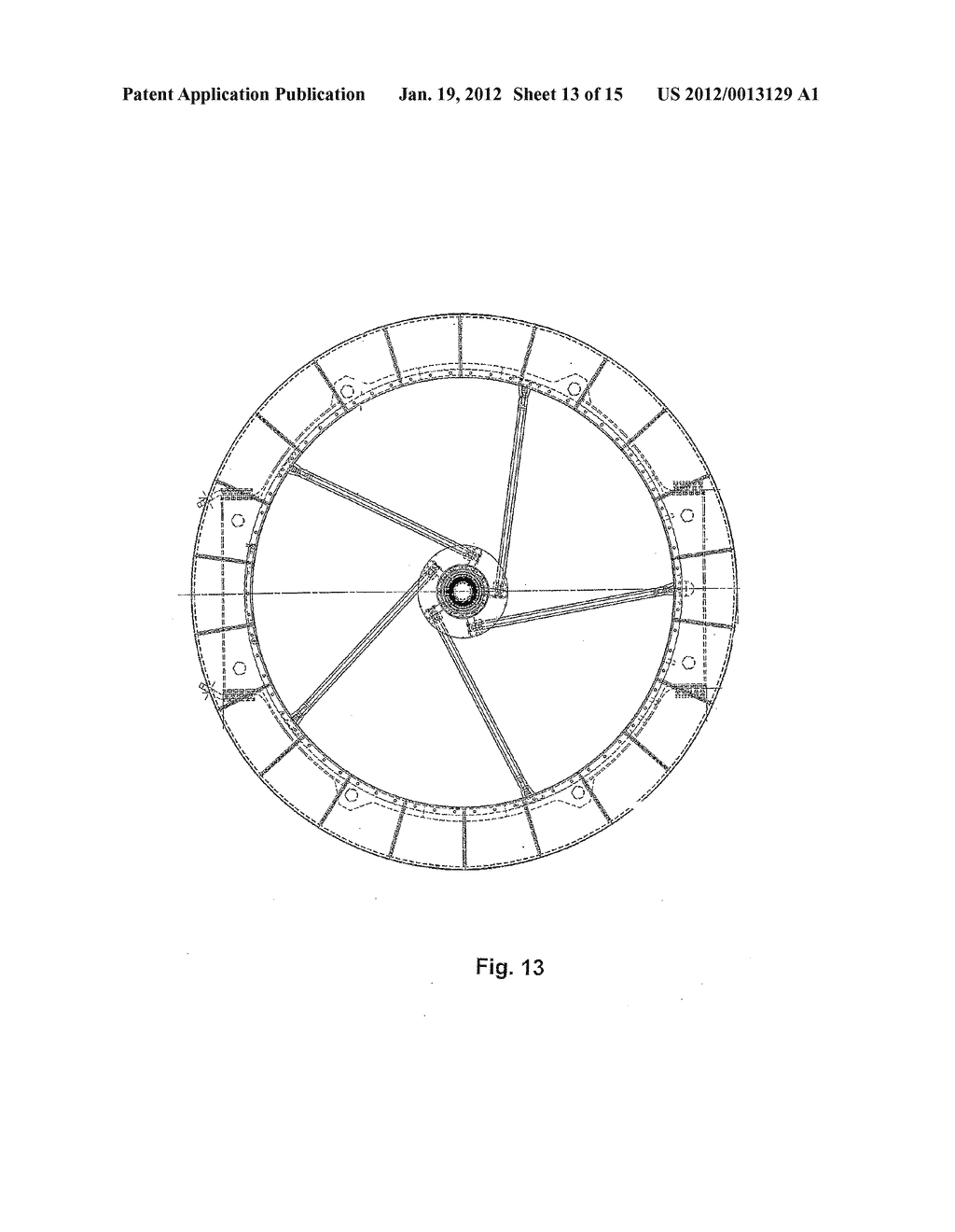 CENTRAL AXIS WATER TURBINE - diagram, schematic, and image 14