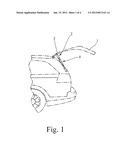 DRIVE CONFIGURATION FOR THE MOTORIZED DISPLACEMENT OF A DISPLACEMENT     ELEMENT OF A MOTOR VEHICLE diagram and image