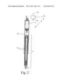 DRIVE CONFIGURATION FOR THE MOTORIZED DISPLACEMENT OF A DISPLACEMENT     ELEMENT OF A MOTOR VEHICLE diagram and image