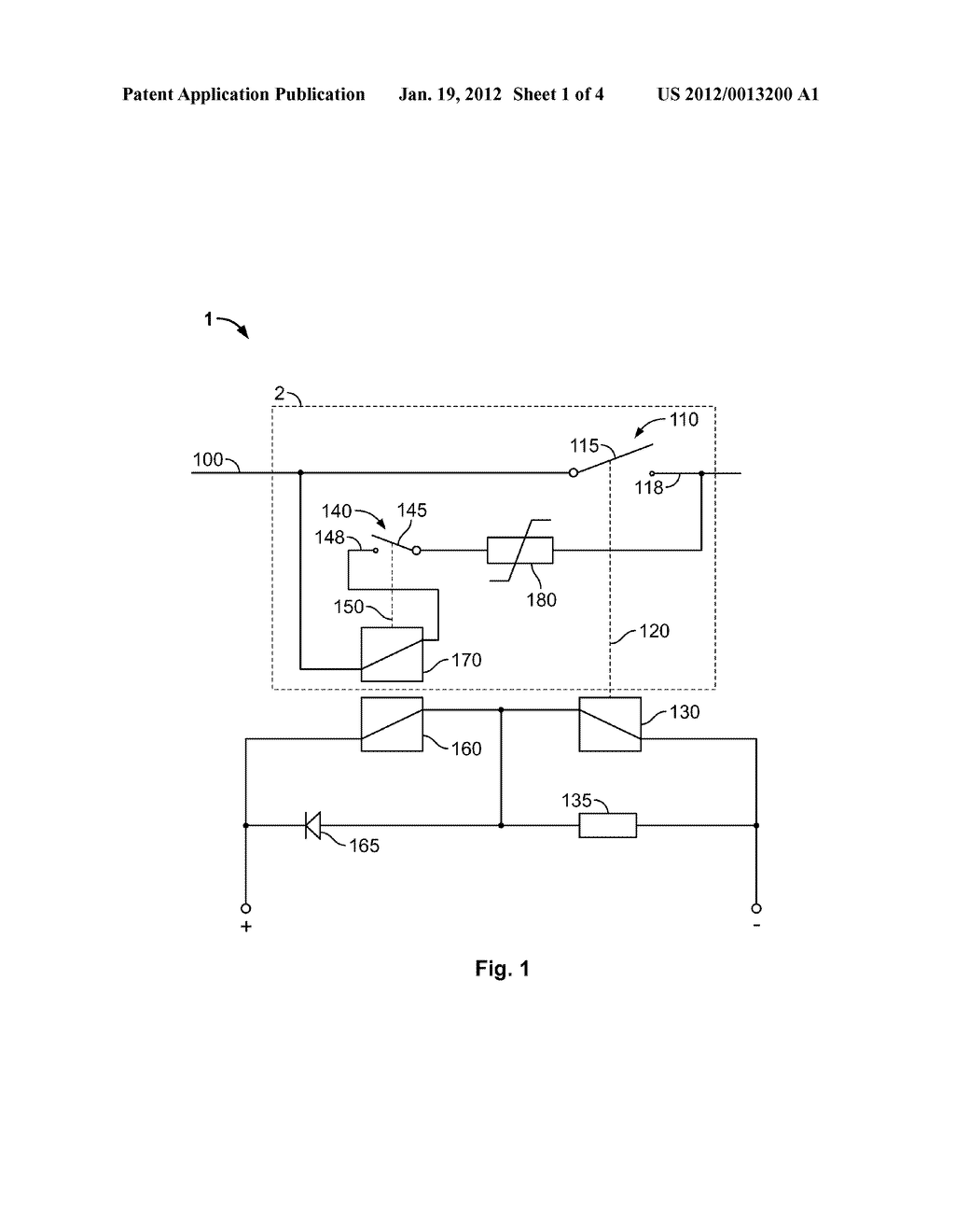 CONTACT PROTECTION CIRCUIT AND HIGH VOLTAGE RELAY COMPRISING THE SAME - diagram, schematic, and image 02