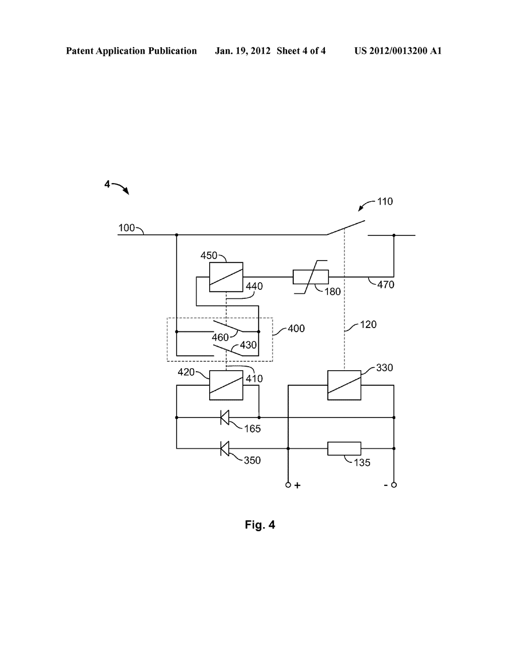 CONTACT PROTECTION CIRCUIT AND HIGH VOLTAGE RELAY COMPRISING THE SAME - diagram, schematic, and image 05