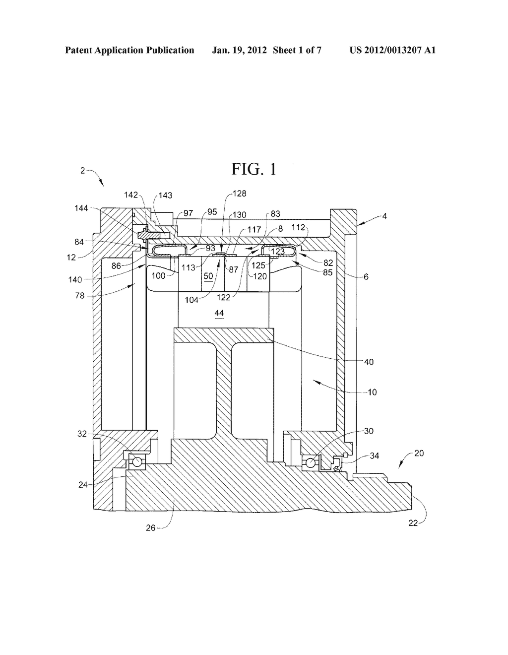 STATOR SLEEVE FOR AN ELECTRIC MACHINE AND METHOD OF ESTABLISHING A COOLANT     CAVITY ABOUT A STATOR FOR AN ELECTRIC MACHINE - diagram, schematic, and image 02