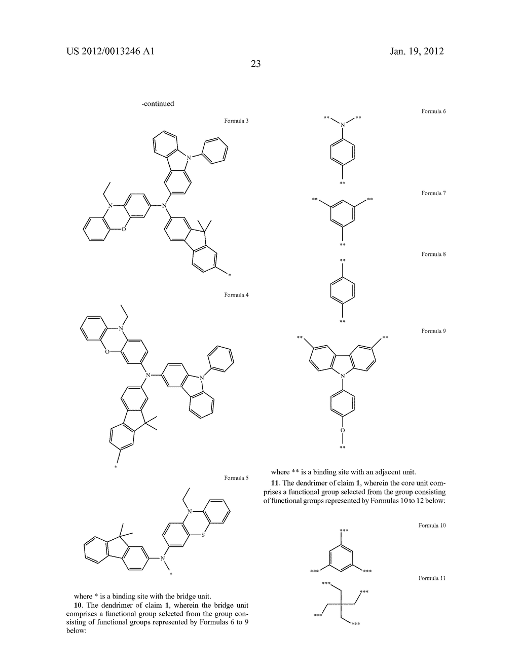 DENDRIMER AND ORGANIC LIGHT-EMITTING DEVICE USING THE SAME - diagram, schematic, and image 25