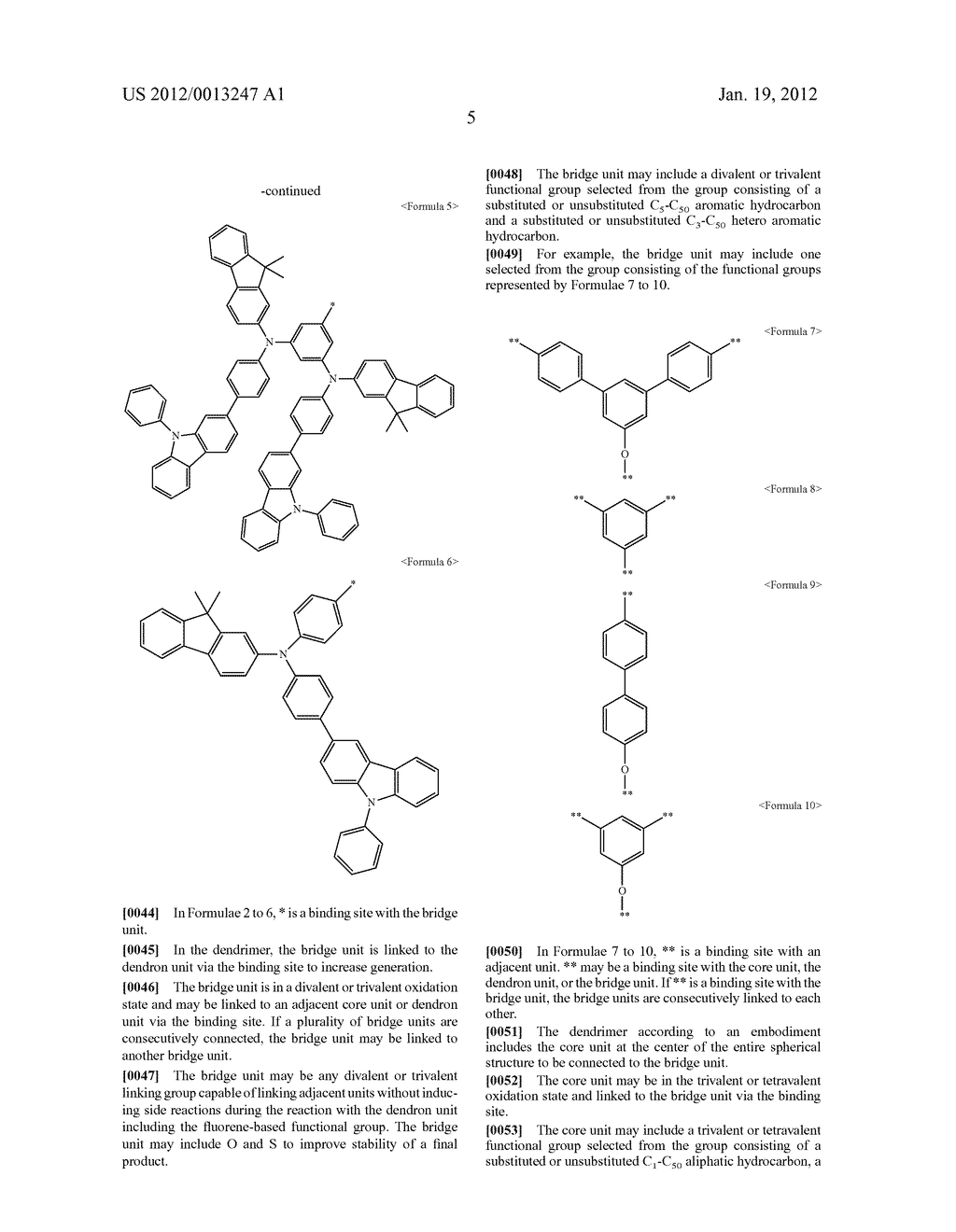 DENDRIMER AND ORGANIC LIGHT-EMITTING DEVICE USING THE SAME - diagram, schematic, and image 07