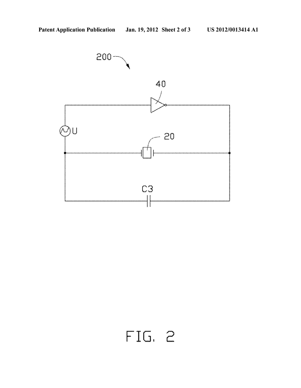 CRYSTAL OSCILLATOR CIRCUIT FOR ADJUSTING RESONANT FREQUENCY OF CRYSTAL     OSCILLATOR - diagram, schematic, and image 03