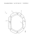 LOCK MECHANISM FOR AN ALARM SECURITY DEVICE diagram and image