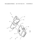 LOCK MECHANISM FOR AN ALARM SECURITY DEVICE diagram and image